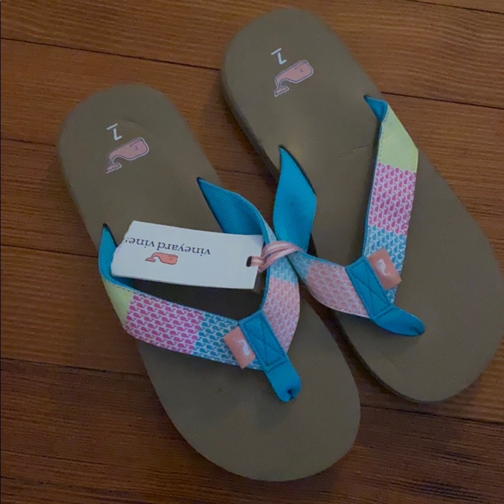 Whale flip flops